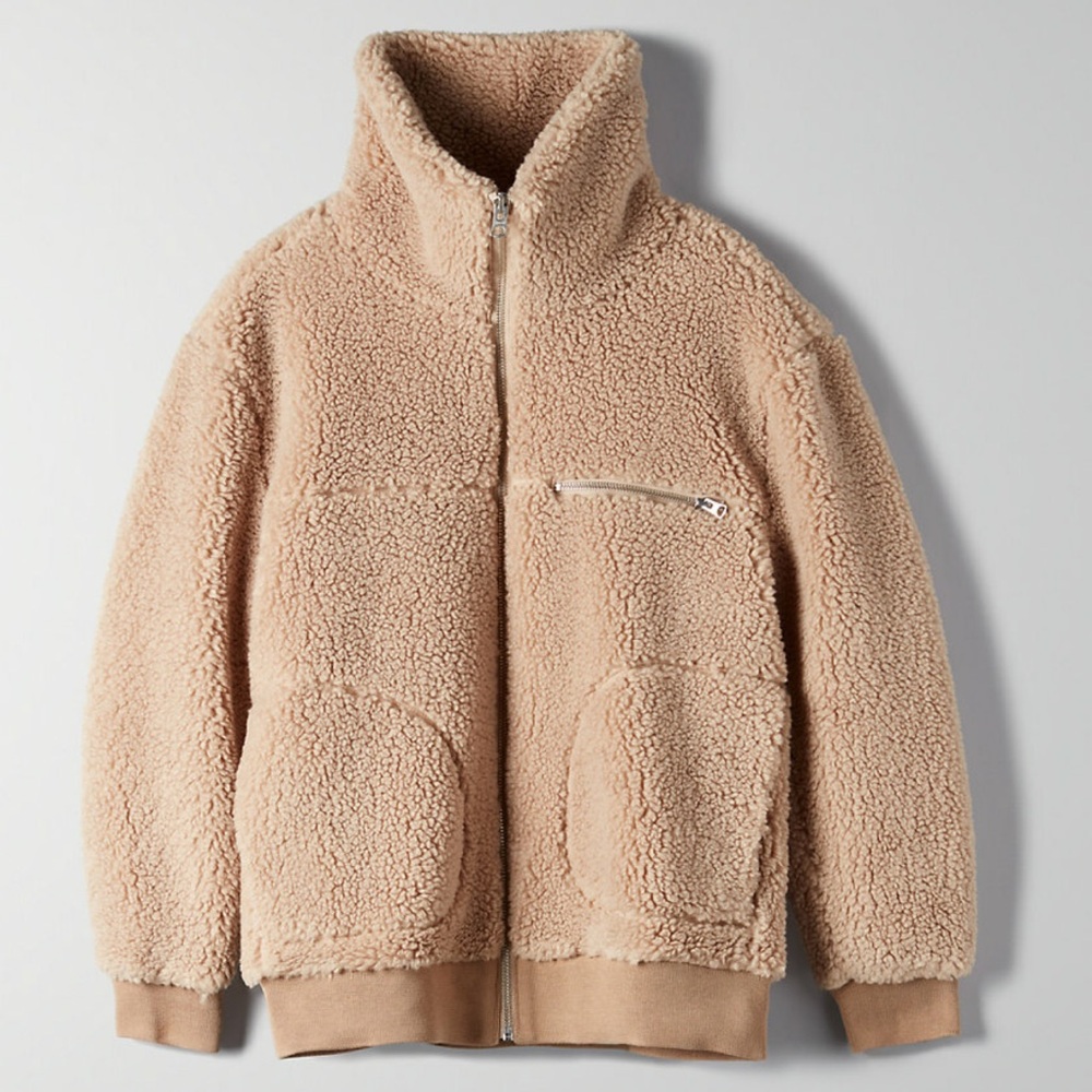 Aritzia Wilfred Free Teddy Jacket